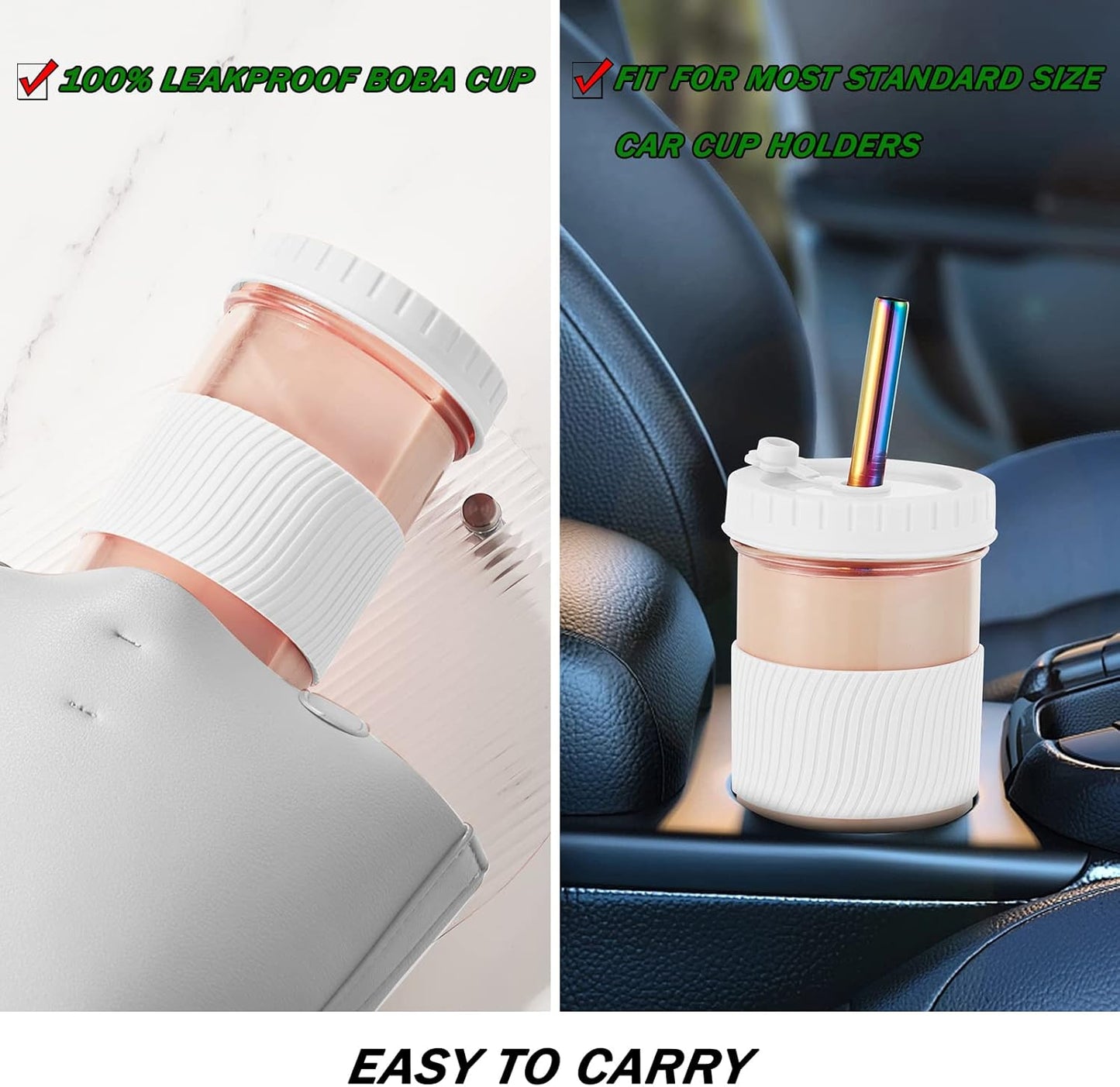 Reusable Boba Cup Set (2-Pack)