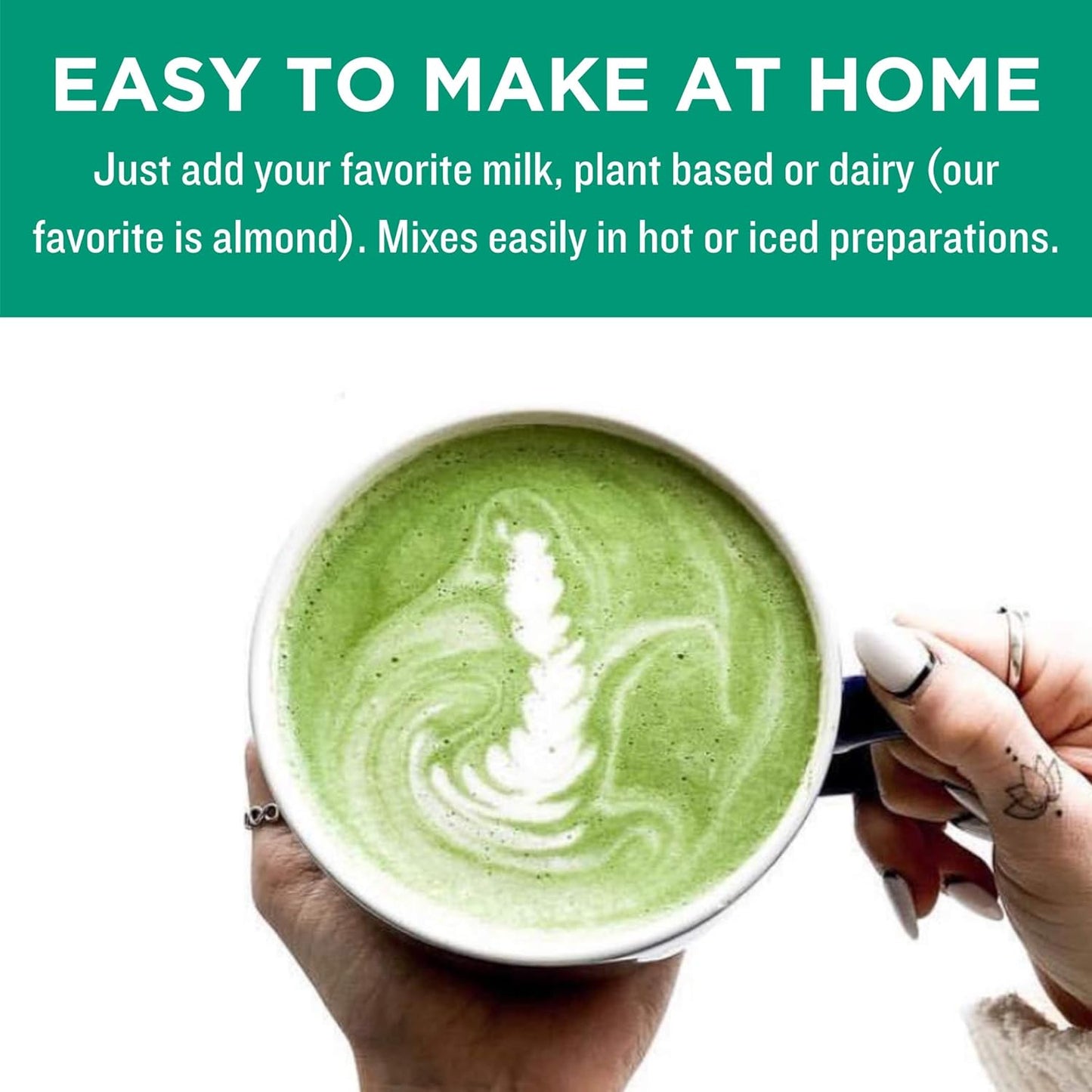 Organic Café-Style Matcha Latte Mix