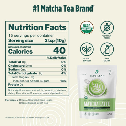 Organic Café-Style Matcha Latte Mix