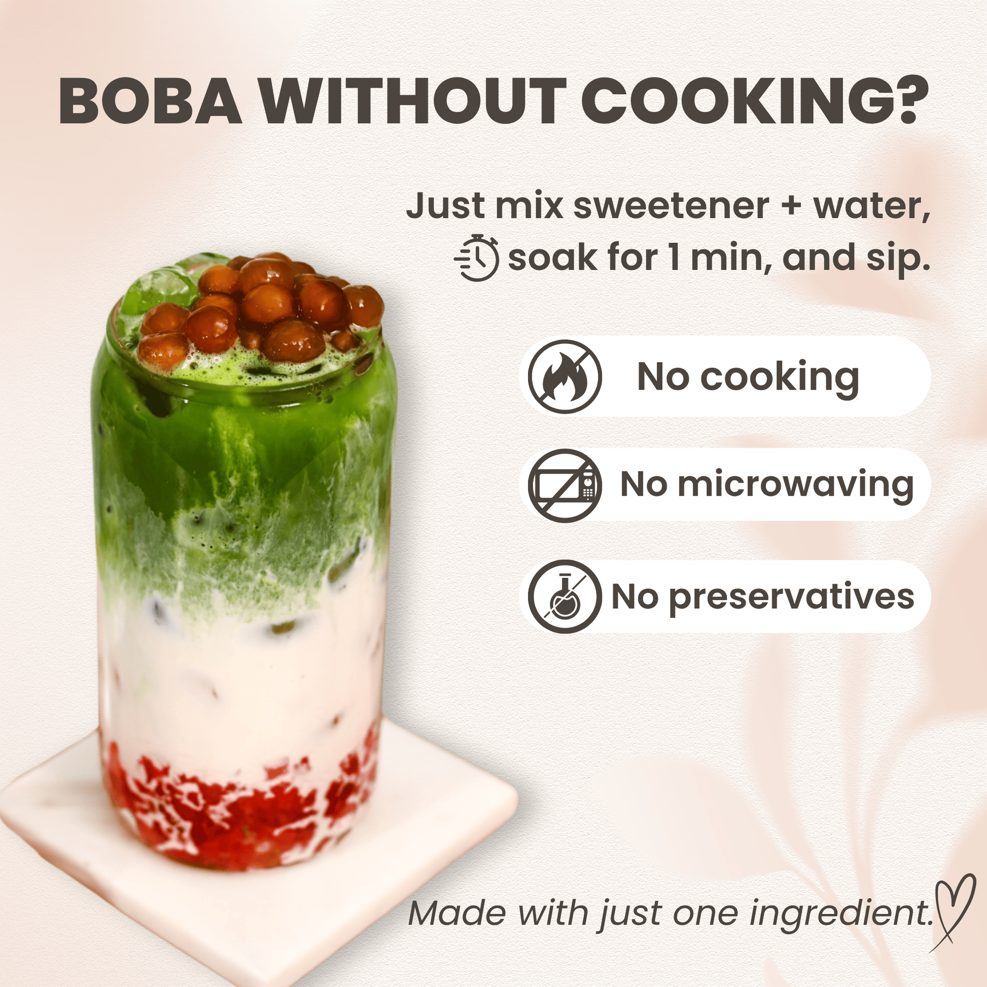True Boba Healthy Boba No Preservatives Instant Boba