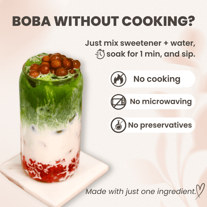 True Boba Healthy Boba No Preservatives Instant Boba
